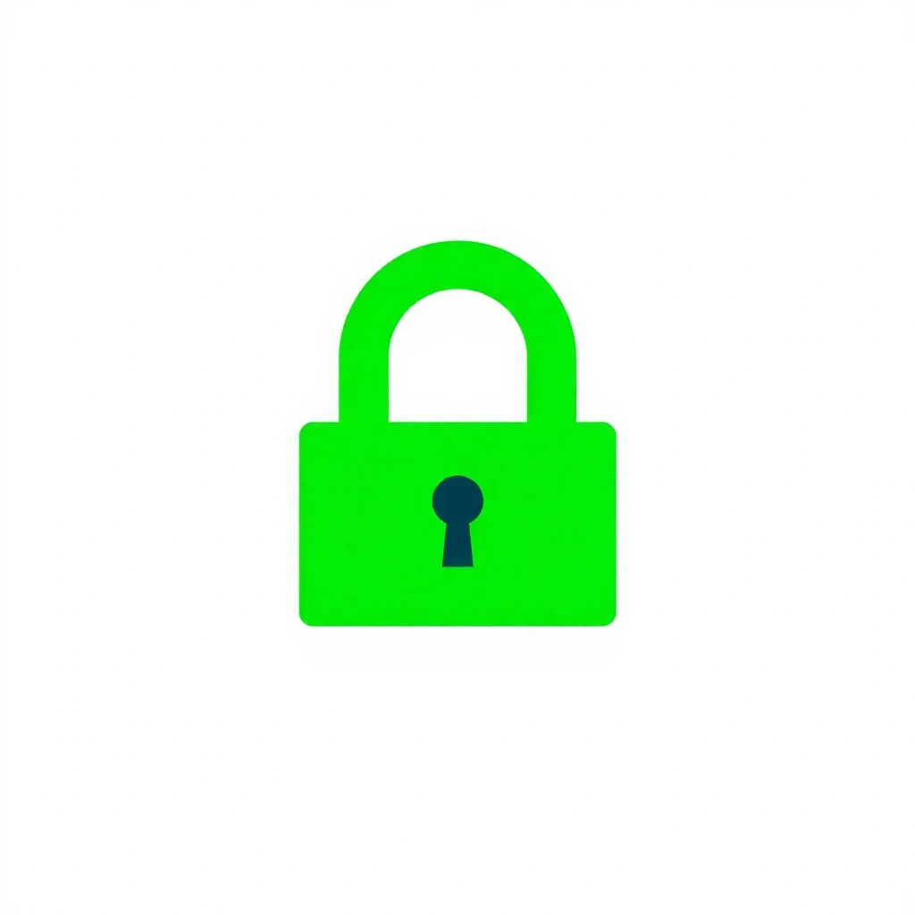 Icono de un candado verde simbolizando la seguridad y la esencialidad de las cookies de funcionamiento del sitio.